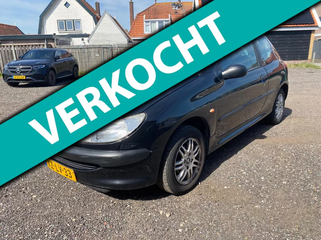 Peugeot 206 1.4 XR Stuurbekrachtiging AUX MP3 Velgen APK 12-2023 Rijdt Goed.