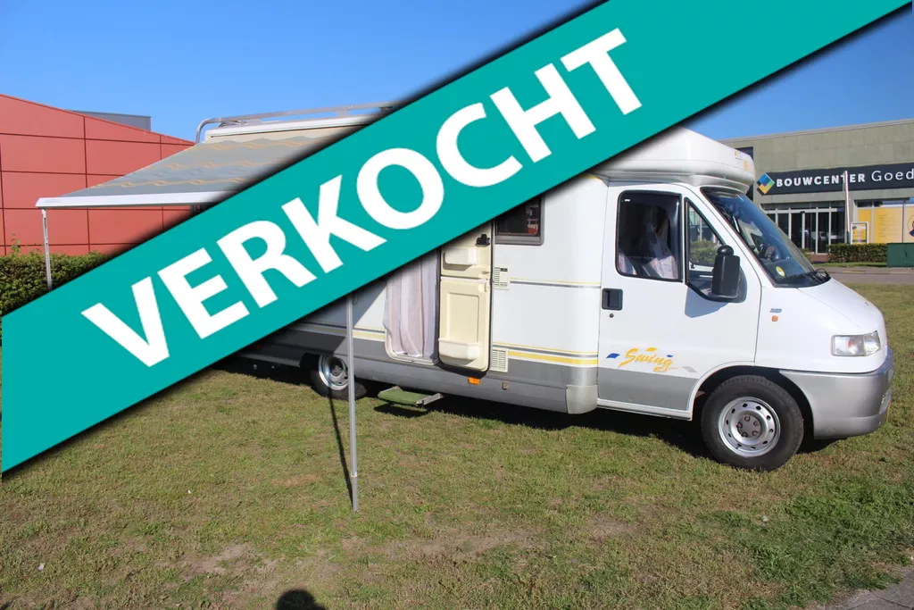 Fiat 230 Ducato 2.5 Hymer Swing 4 Persoons. Frans bed. Nwe APK.