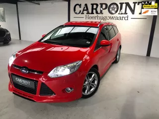 Ford Focus Wagon 1.0 EcoBoost Titanium ST Line 2014 125PK Cruise Clima Xenon Pdc Keyles