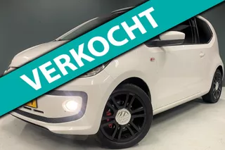 Volkswagen Up! 1.0 high up! BlueMotion,Pano,Navi,LM,Parkeer Sen-,Regen Sen-,Cruise Control.