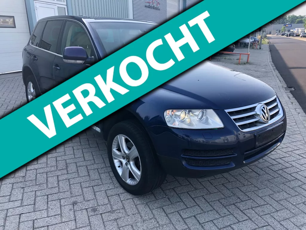 Volkswagen Touareg 2.5 TDI [bj 2004] AIRCO LEER AUTOMAAT/EXPORT!