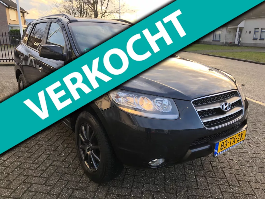 Hyundai Santa Fe 2.2 CRDi Style Premium [bj 2007] 5PERS/Clima/Navi/Leer EX BPM!