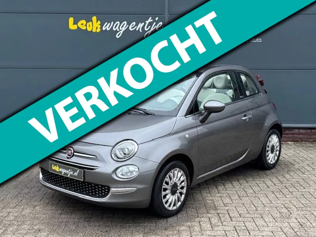 Fiat 500 C 1.2 Lounge Cabrio *carplay *cruise *airco *p-sens