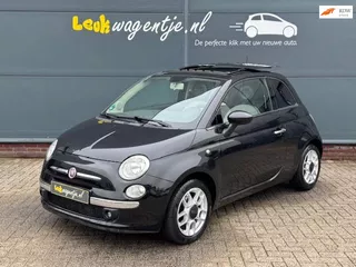 Fiat 500 1.2 Lounge *schuifdak *donker glas *toponderhouden
