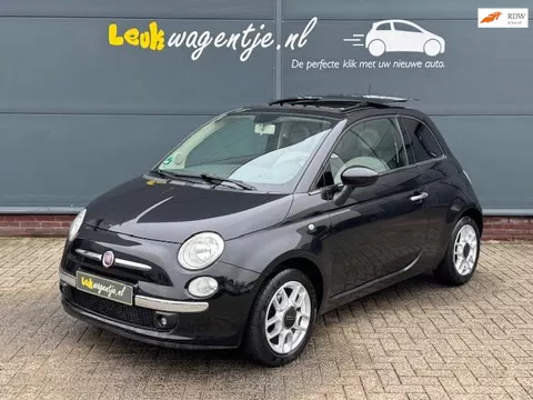 Fiat 500 1.2 Lounge *schuifdak *donker glas *toponderhouden