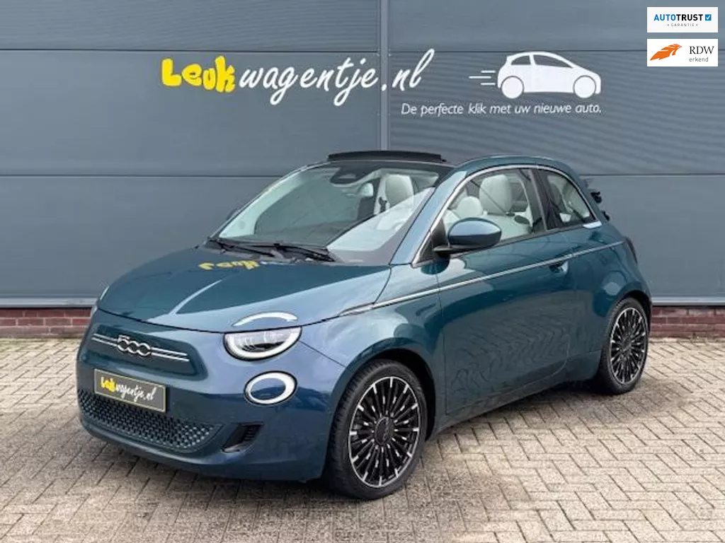 Fiat 500 C La Prima 42 kWh Cabrio *alle opties *camera *17”