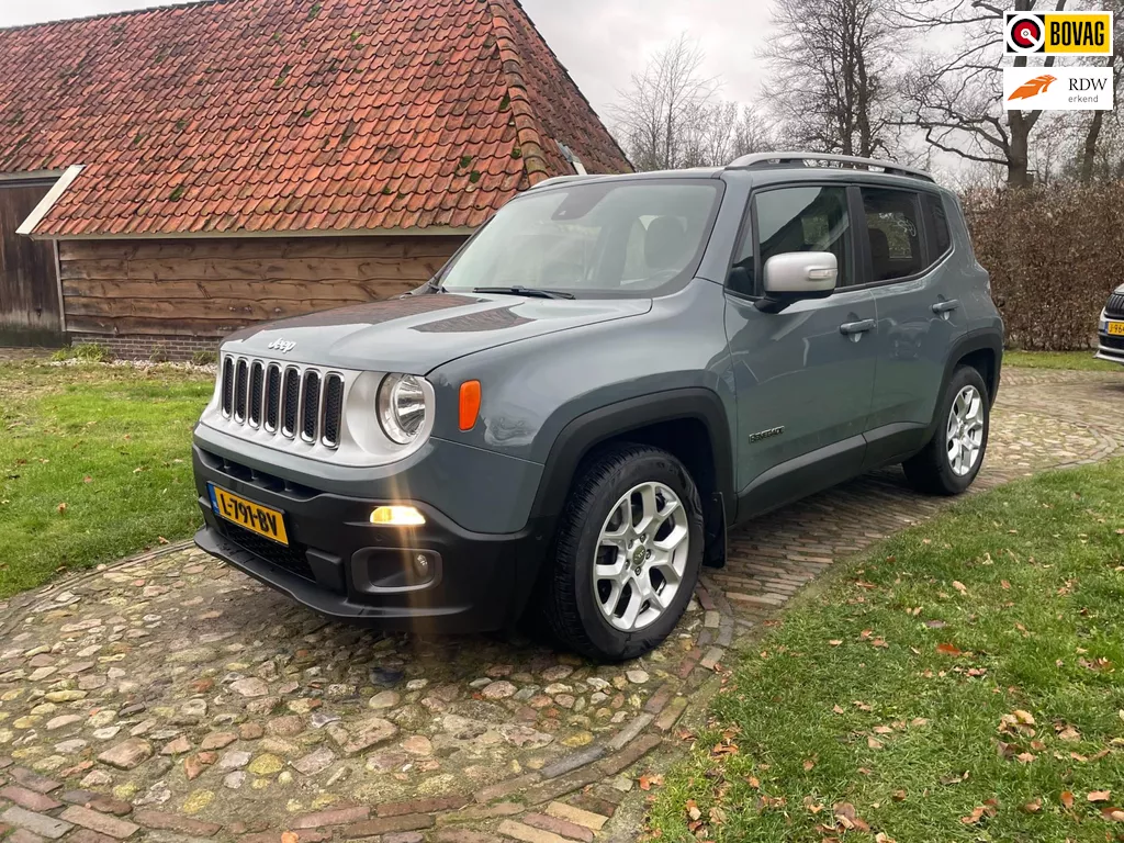 Jeep Renegade 1.4 MultiAir Limited-Navi-Stoelverw-Trekhaak-