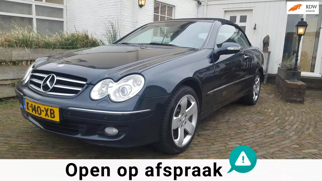 Mercedes-Benz CLK-klasse Cabrio 350 Elegance Prachtige auto met maar 134489 km Excellent mooie en 100 % Garage onderhouden.