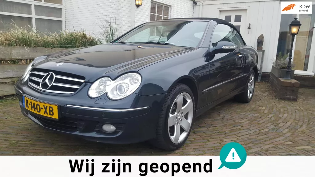Mercedes-Benz CLK-klasse Cabrio 350 Elegance Prachtige auto met maar 134489 km Excellent mooie en 100 % Garage onderhouden.