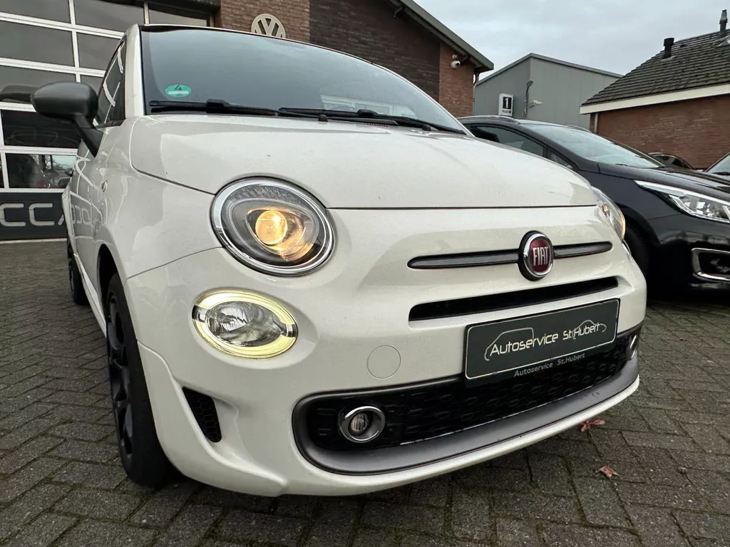 Fiat 500 S. 1.2 Sport. Navi. PDC. Airco. Half leder. 102.000KM.