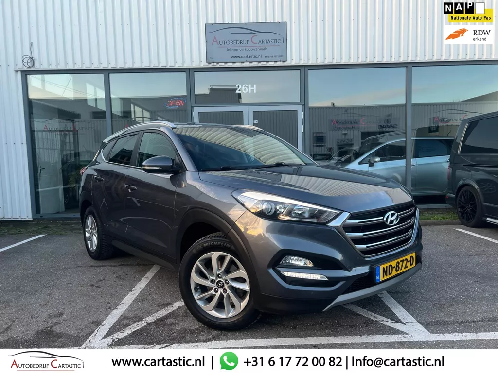 Hyundai Tucson 1.6 GDi Go! LEER | NAVI | STOELVERWARM. | CLIMA | CRUISE | DEALER ONDERHOUDEN | NAP | APK |
