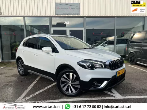 Suzuki S-Cross 1.4 Boosterjet High Executive AUTOMAAT | LEER | 1e EIGENAAR | DEALER ONDERHOUDEN | KEYLESS | PANO | STOELVERW. | NA