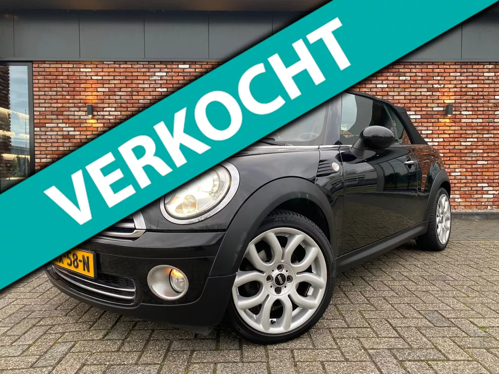 Mini Mini Cabrio 1.6 Cooper Chili Leer 17inch 144000km!