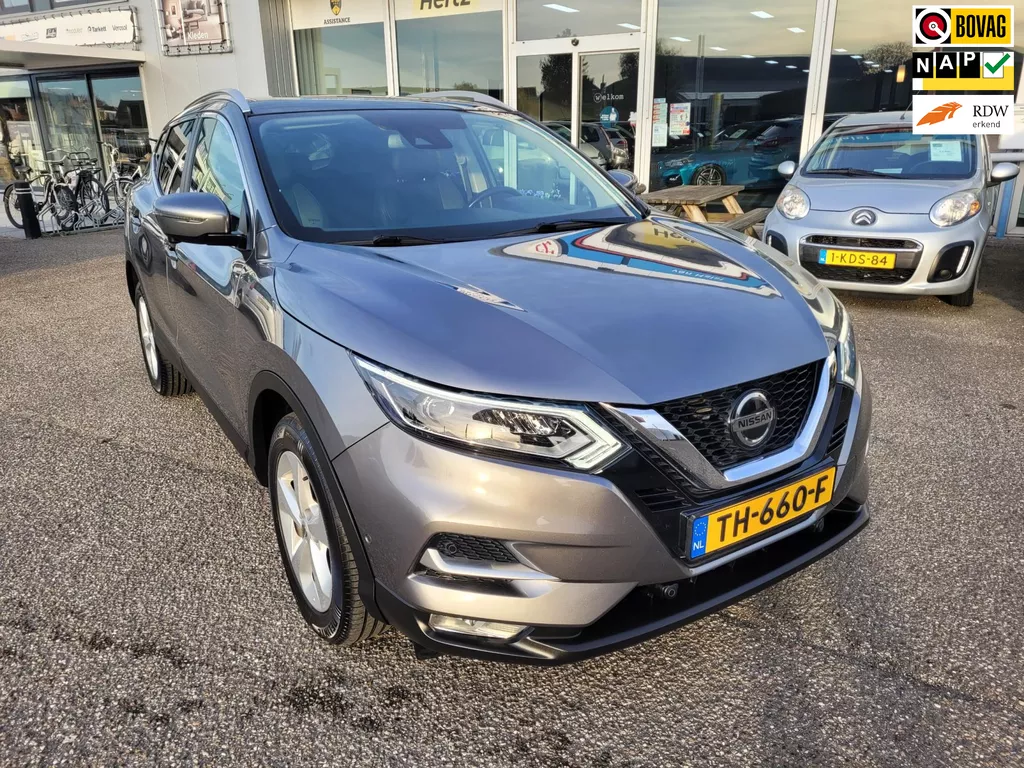 Nissan Qashqai 1.2 Tekna AUTOMAAT Panoramadak 360 Camera Navi. Leder. Led.