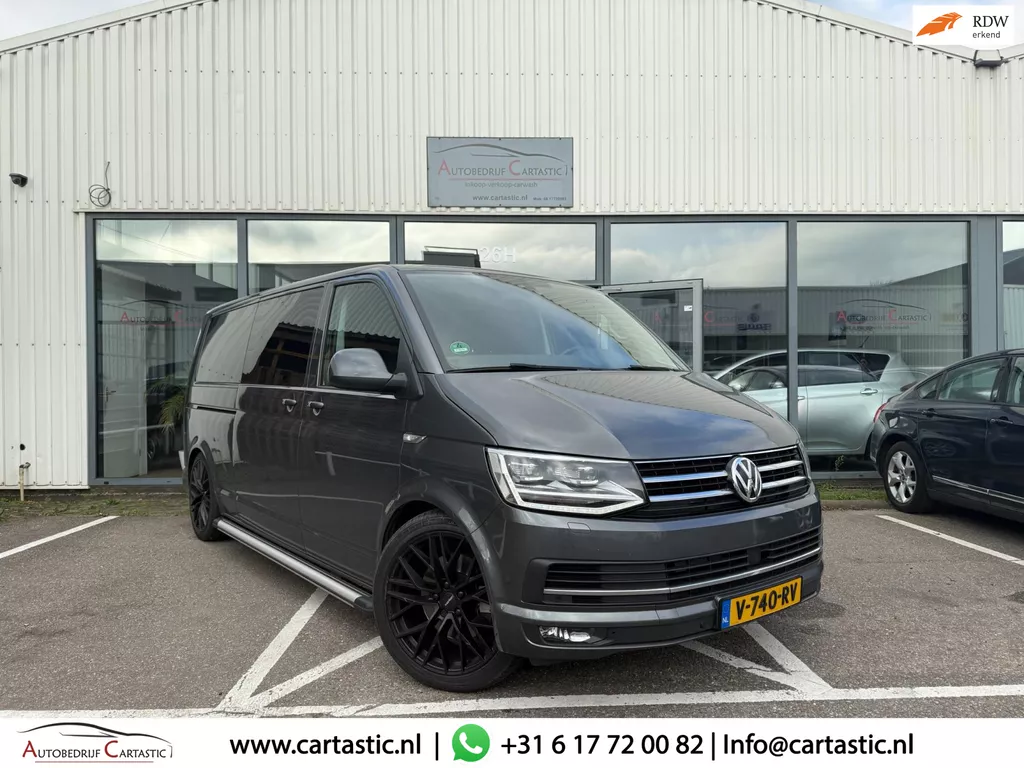 Volkswagen Transporter 2.0 TDI L2H1 DC Highline 204 pk | DSG | ACC | PDC |NAVI | CUSTOM INTERIEUR | VERLAAGD | DUBBELE SCHUIFDEUR
