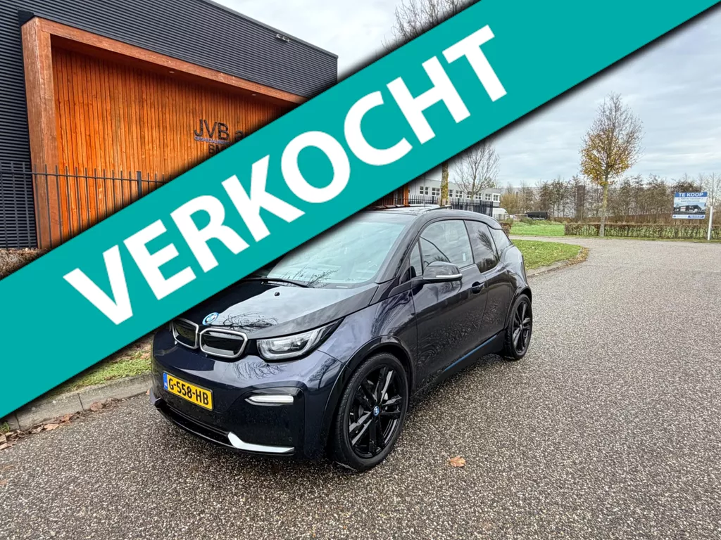BMW I3 i3S 120Ah, SoH 92,8, incl. BTW, H&K, schuifdak, leder, camera, stoelverwarming