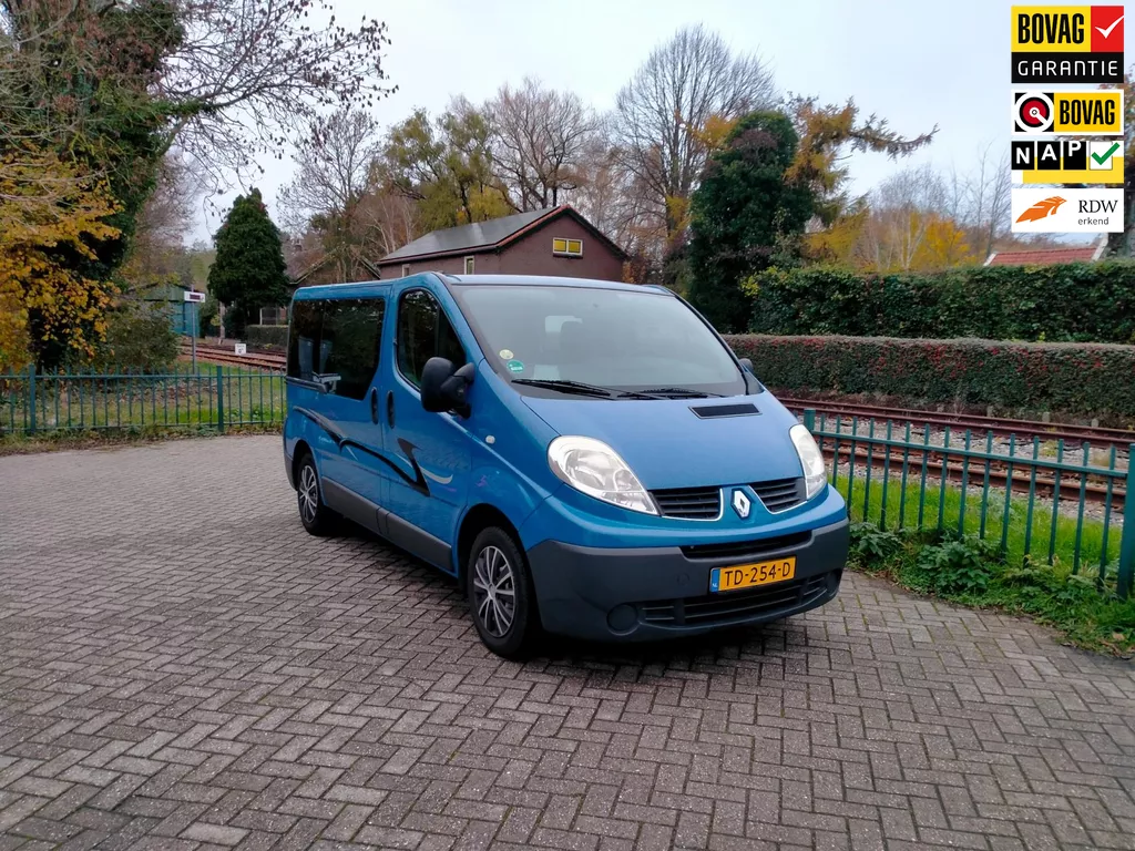 Renault TRAFIC T27 L1/H1 2.0 DCI 66KW E5 Bus camper trekhaak lage km airco ALLINPRIJS