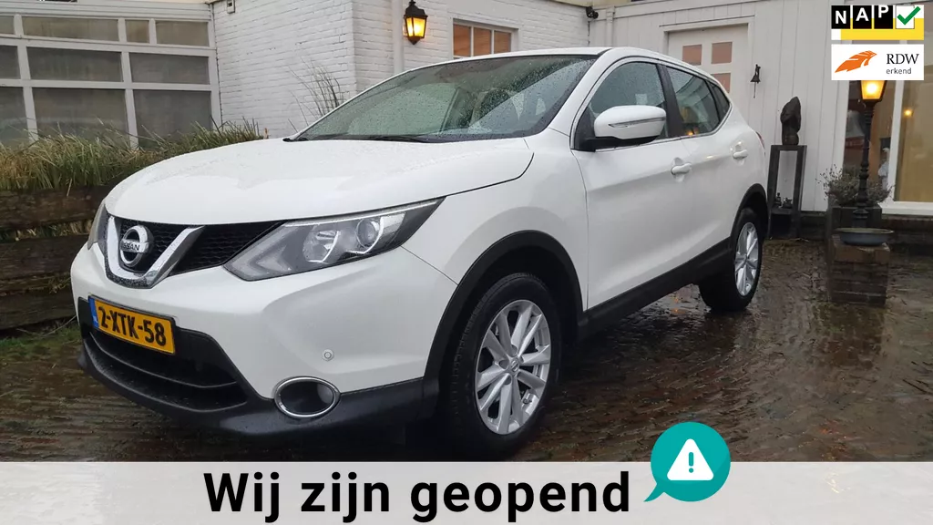 Nissan Qashqai 1.2 Acenta In Excellent mooie staat v. 2e Eigenaar, 100 % Nissan dealeronderhouden