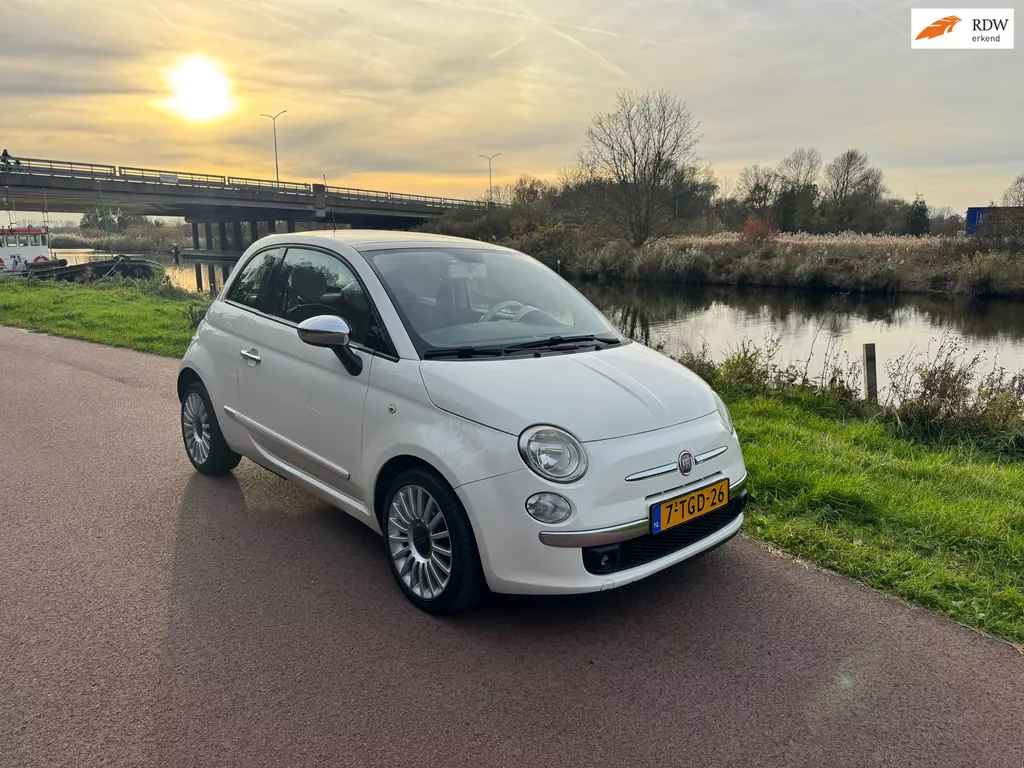 Fiat 500 0.9 TwinAir Lounge|Pano|Luxe|Leder|