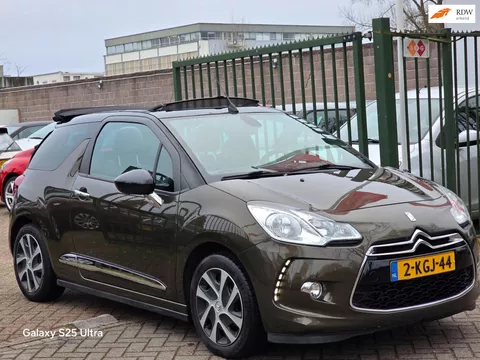 Citroen DS3 Cabrio 1.2 VTi Chic Cabriolet 2e eigenaar dealer onderhouden nieuwstaat navigatie parkeer sensor cruis control
