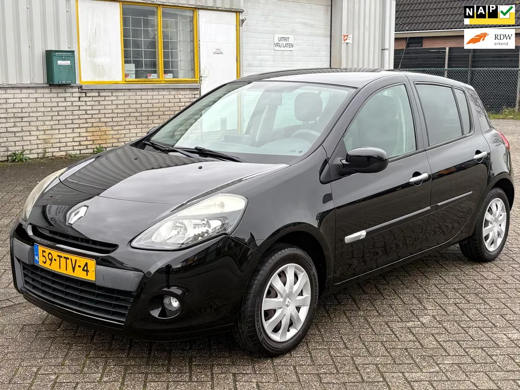 Renault Clio 1.2 I 16V 75 PK Bj 2012 Authentique 1e Eig 5 Deurs Airco Navigatie Cruise Control Elec.Pakket Extra,s