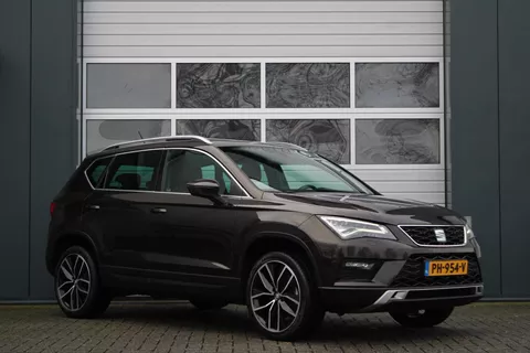 Seat Ateca 1.4 EcoTSI Xcellence 150pk Cruise/Panodak/Camera/Stoelverwarming/Leder/Keyless/Navi/PDC/Carplay/Android/LED19"LM/1e.Eig