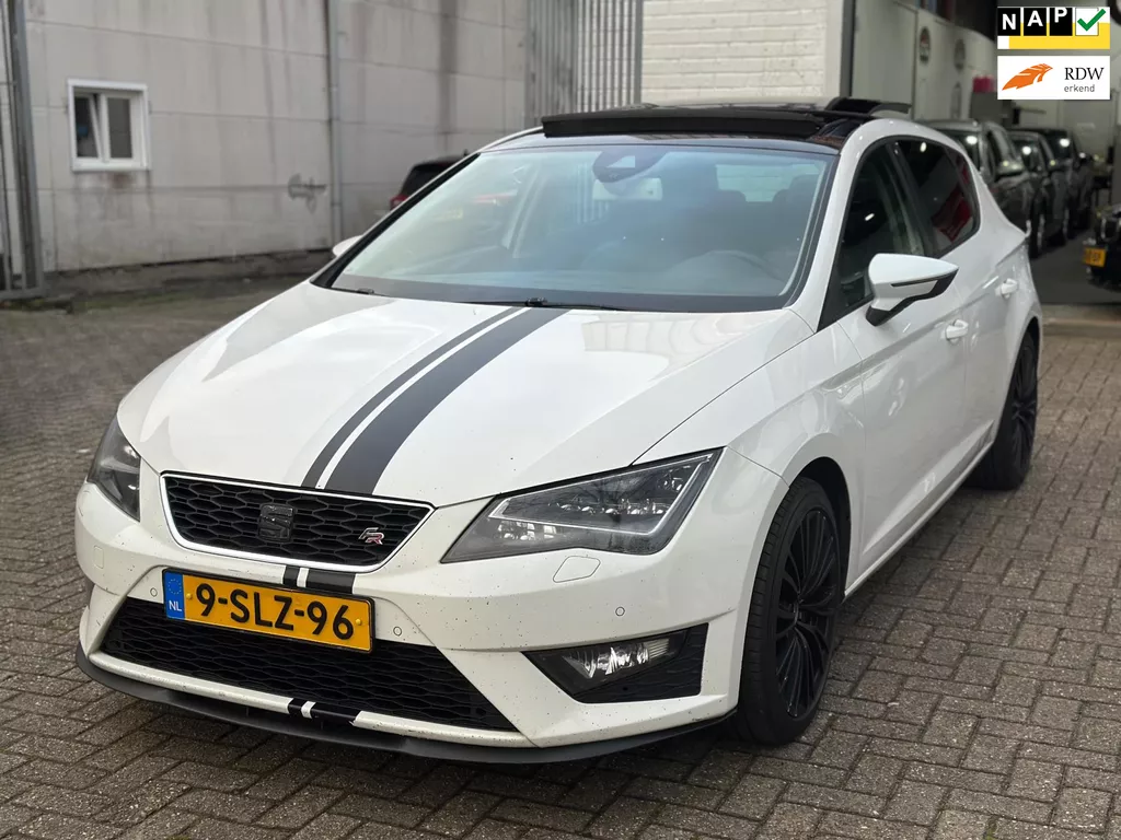 SEAT Leon 2.0 TDI FR Business Sport BJ: 2013 Pano Line Assist Led Leder Navi Stoelverw.