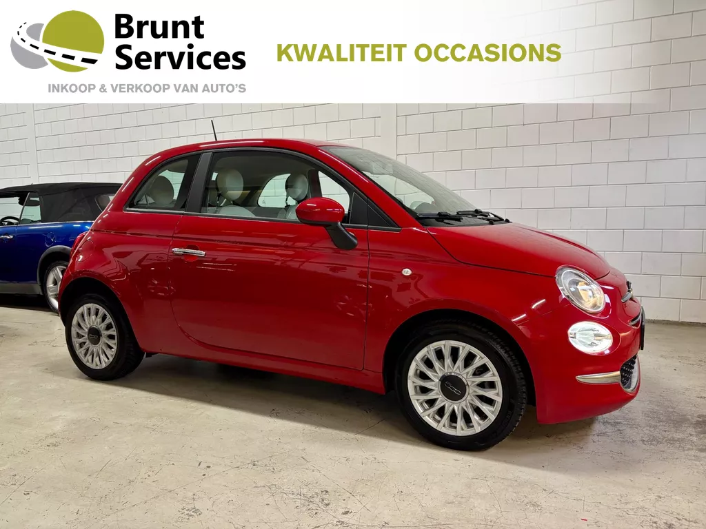 Fiat 500 1.0 Hybrid Lounge Bj.21|CARPLAY|Lmv|Cruise|Airco|Dealer Onderhouden !!