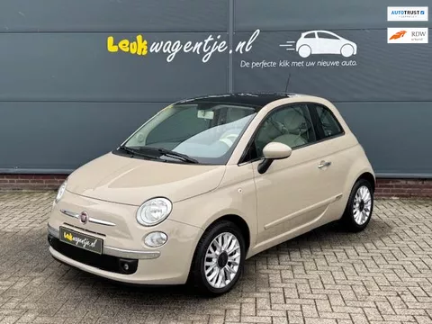 Fiat 500 1.2 Lounge *cappuccino *panorama *airco *bluetooth