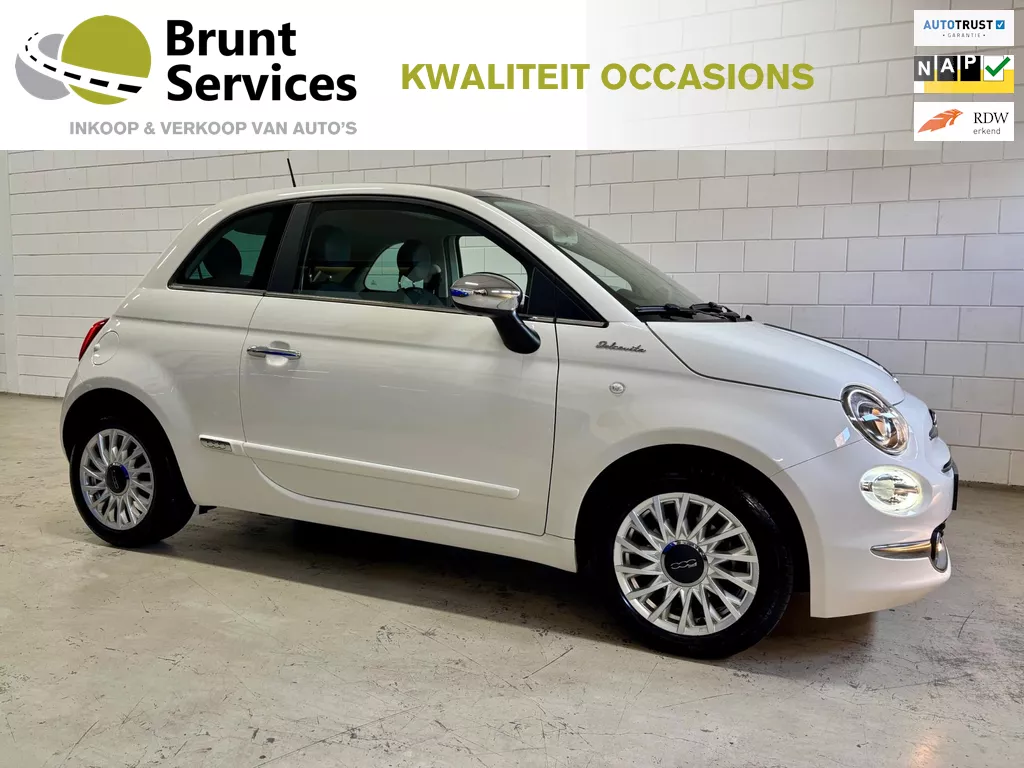 Fiat 500 1.0 Hybrid Dolcevita Bj.21|Clima|Leer|Panodak|Pdc|Carplay|Vol !!