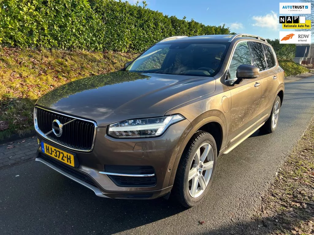 Volvo XC90 2.0 T8 Twin Engine AWD Momentum, Nl auto met oa:Nap, Panorama Leder, Navi, Pdc, Cruise, Clima, Trekhaak, Stoelverw, Led