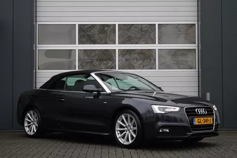 Audi A5 Cabriolet 1.8 TFSI Sport Edition S-Line 177pk Cruise/B&O/Stoelverwarming/Bi-Xenon/PDC/Leder/Navi/18"LM/LED/Trekhaak/1e.Eig