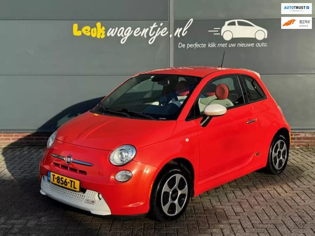 Fiat 500 E 24kwh Automaat *leder *climate *stoelverwarming