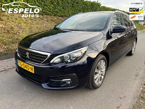 Peugeot 308 SW 1.2 PureTech Blue Lease Premium AUTOMAAT, 83.713 km NAP, Panoramadak, Camera, Navi, Apple/android, Led, Pdc, Cruise