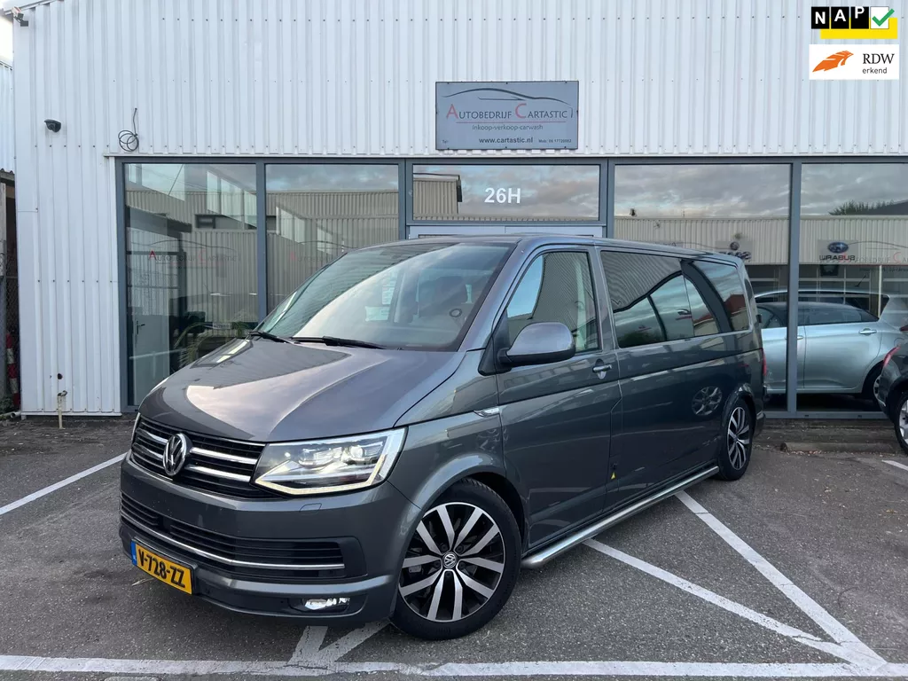 Volkswagen Transporter 2.0 TDI L2H1 DC Highline DSG | ACC | SCHUIFDAK | NAVI \ LEER | STOELVERWARMING | CAMERA | PDC | MATRIX | NA