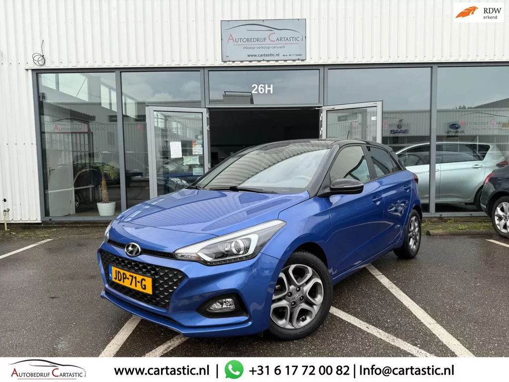 Hyundai I20 1.2 Premium | CARPLAY | PARKEERSENSOREN | CRUISE CONTROL | CAMERA | DEALER ONDERHOUDEN | APK |