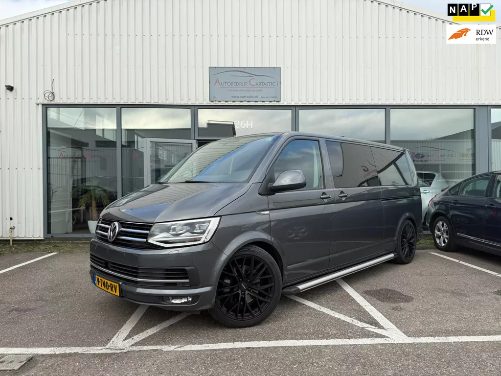 Volkswagen Transporter 2.0 TDI L2H1 DC Highline 204 pk | DSG | ACC | PDC |NAVI | CUSTOM INTERIEUR | VERLAAGD | DUBBELE SCHUIFDEUR