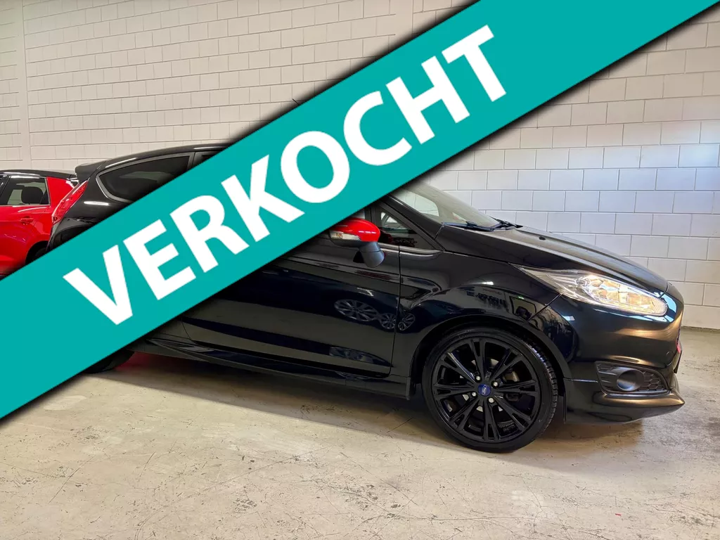 Ford Fiesta 1.0 EcoBoost Red/Black Edition Bj14|Navi|Clima|140Pk|Onderhouden !!