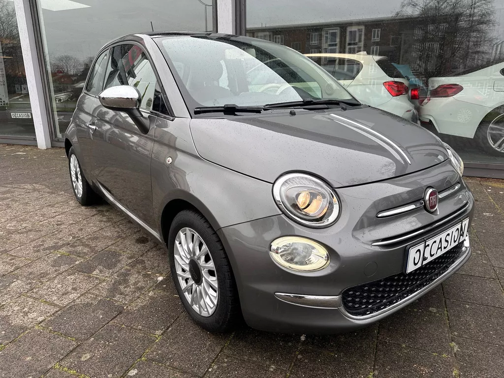 Fiat 500 0.9 TwinAir Turbo Lounge | Leder | Schuifkanteldak | |Navigatie