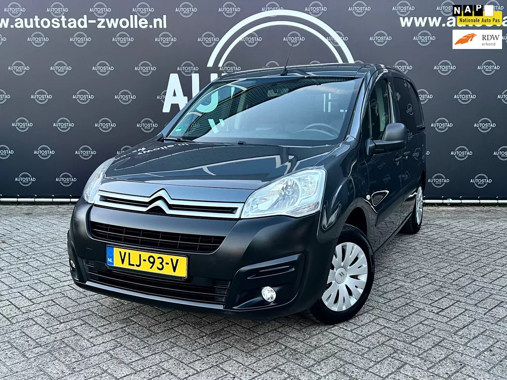 Citroen Berlingo 1.6 BlueHDI 100 Business Economy S&S MARGE Automaat/3 Zit/3 Pers/Dubbel Cabine/Dubbele Schijfdeuren/APK/NAP/Airco