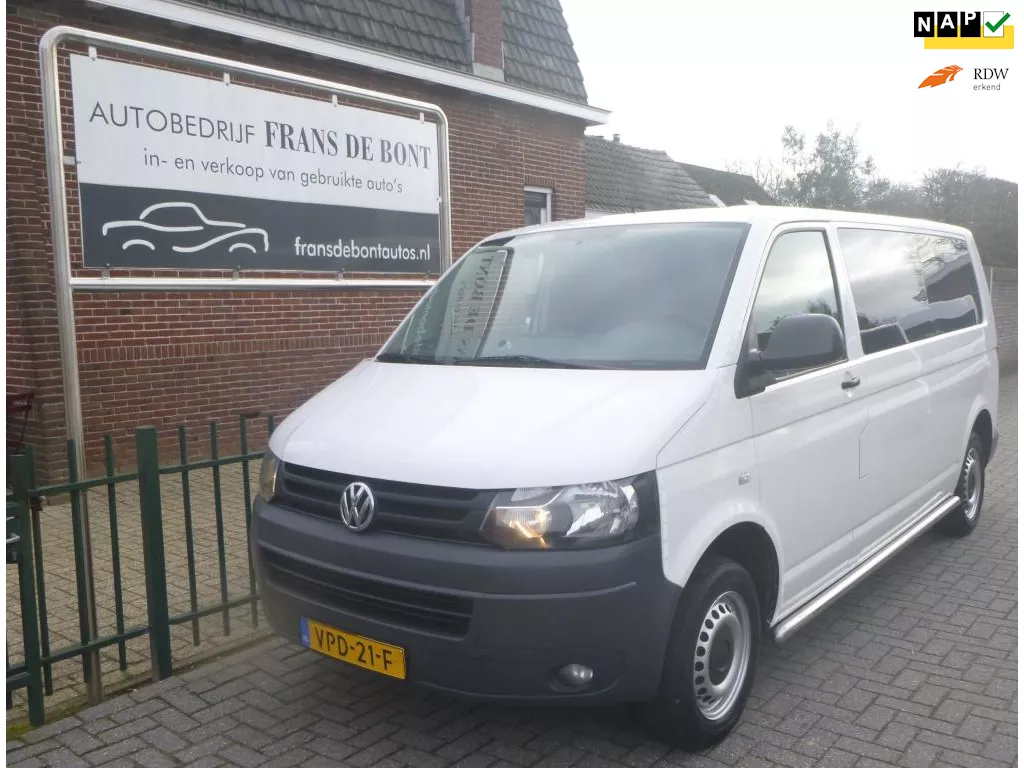 Volkswagen Transporter 2.0 TDI L2H1 BM DC Highline AIRCO NETTE BUS € 5750 EX BTW