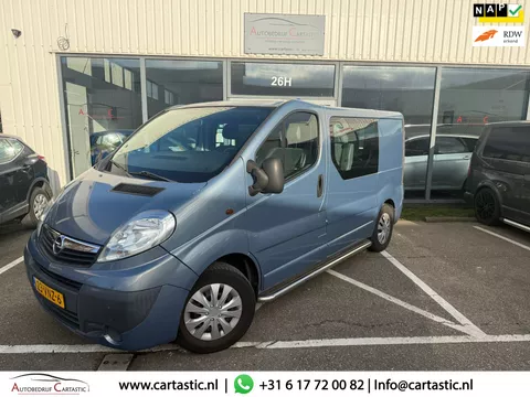 Opel Vivaro 2.5 CDTI L1H1 DC ROLSTOEL | MINDER VALIDE | AUTOMAAT | PDC | CAMERA | CARPLAY | VOLLEDIG ONDERHOUDEN | NAP |