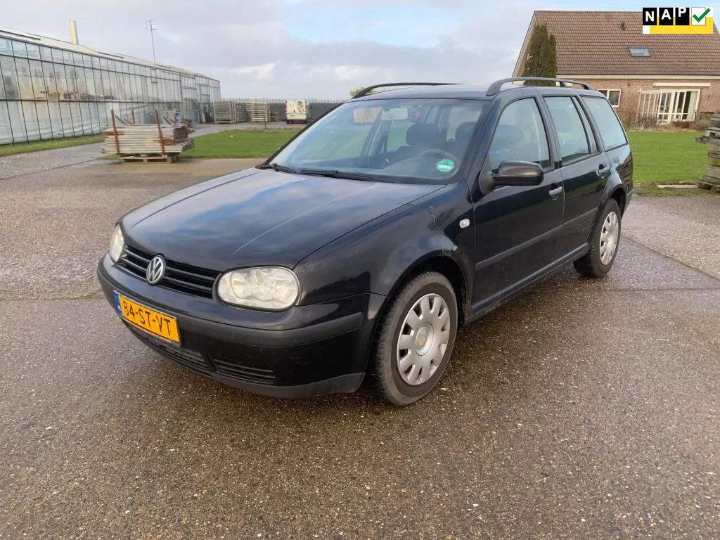 Volkswagen Golf Variant 1.9 TDI Turijn Zwart 2006 Airco