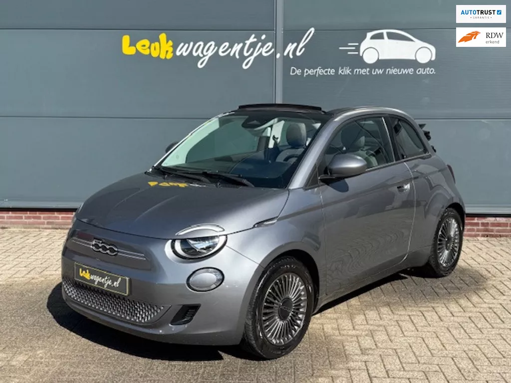 Fiat 500 C e Icon 42 kWh Cabrio *carplay *climate *stoelverw