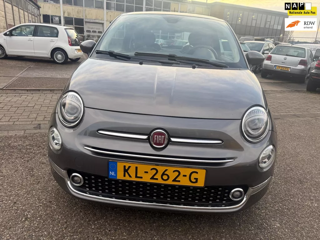Fiat 500 0.9 TwinAir Turbo Lounge ((( garantie /panorama dak/nieuwe banden)))