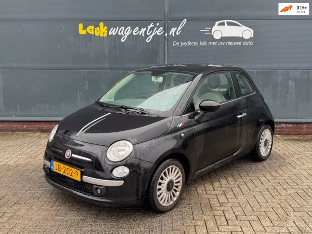 Fiat 500 1.2 Lounge *pano *airco *bluetooth *lichtm. velgen