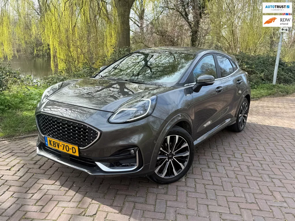 Ford PUMA 1.0 EcoBoost Hybrid ST-Line Vignale 1 Eig.B.J.11-2022 39000 km Leer en vol optie's