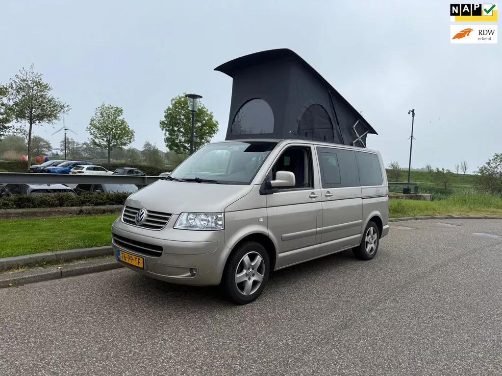 Volkswagen T5 Multivan 2.5 Camper * Slaaphefdak * APK 1-2027 *