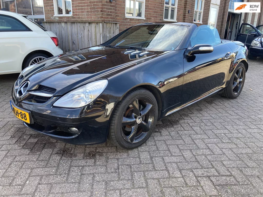 Mercedes-Benz SLK-klasse 200 K. Bj 2007 Leer , Cruise, stoelverwarming, APK tot 06-2027 inruil mogelijk