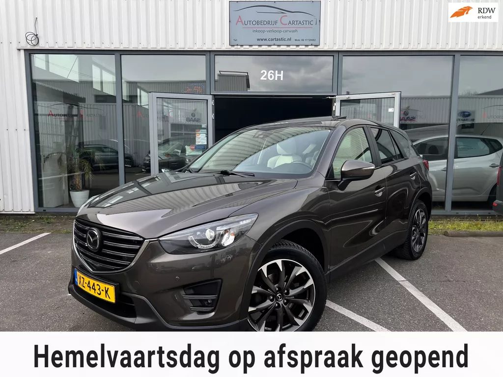 Mazda CX-5 2.5 SkyActiv-G 192 GT-M 4WD BOSE | MEMORY | KEYLESS | CLIMA | LEER | DODE HOEK | NAV | CAM/PDC | SCHUIFDAK | APK |